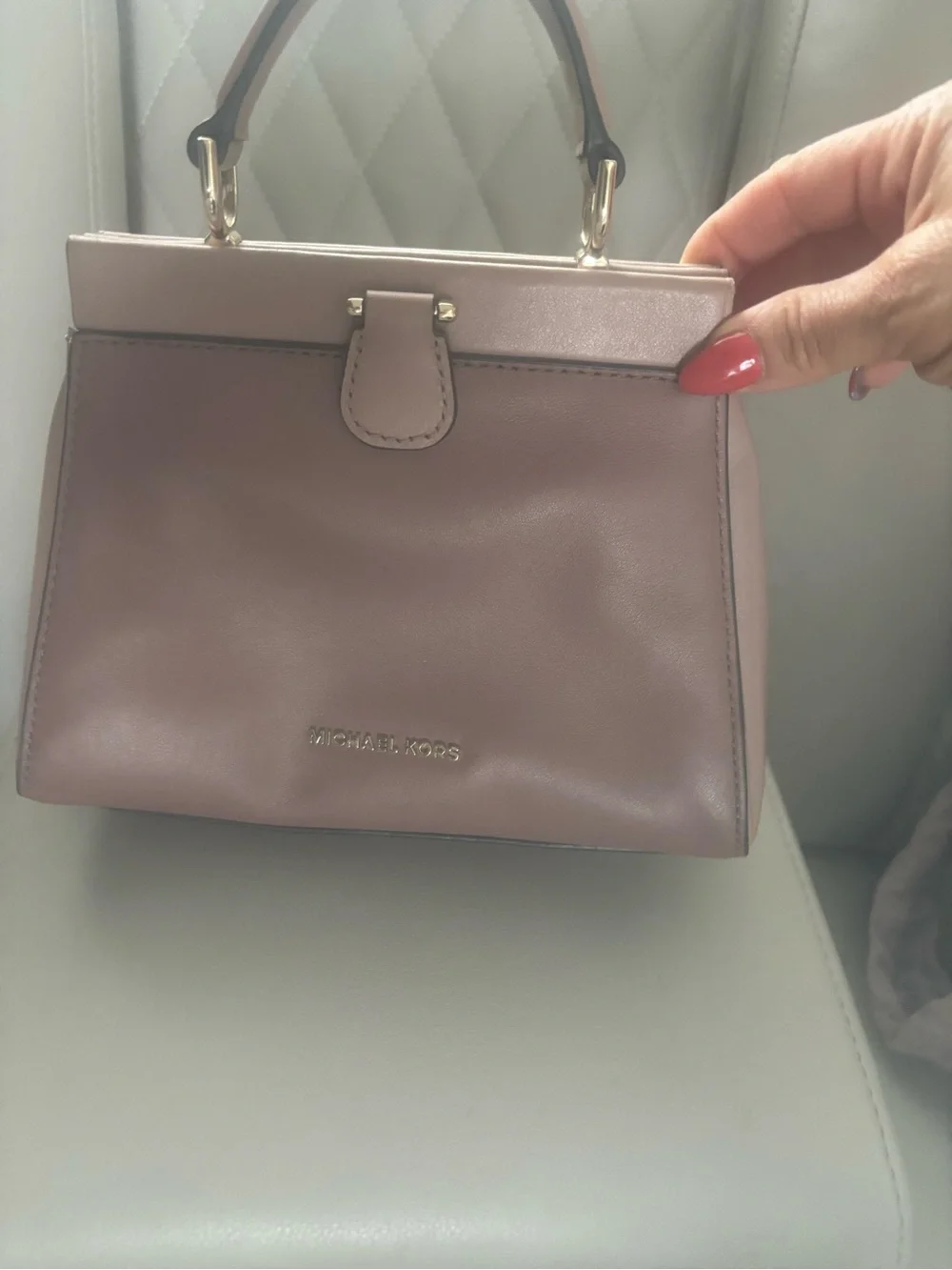 Michael Kors structured satchel